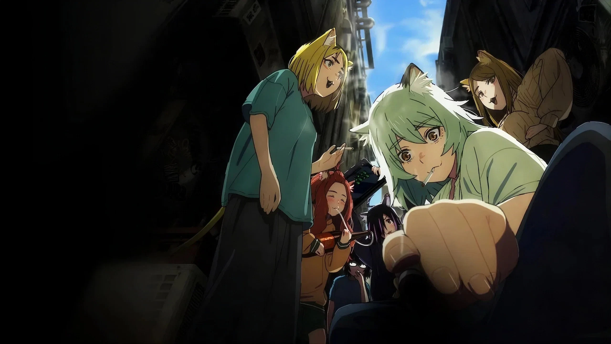 Image de fond de Chainsmoker Cat